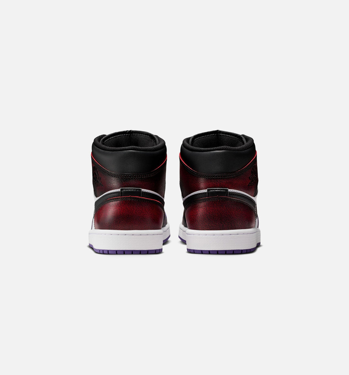 Air Jordan 1 Mid SE – Men's Lifestyle Sneaker (True Red / White / Court Purple / Black)