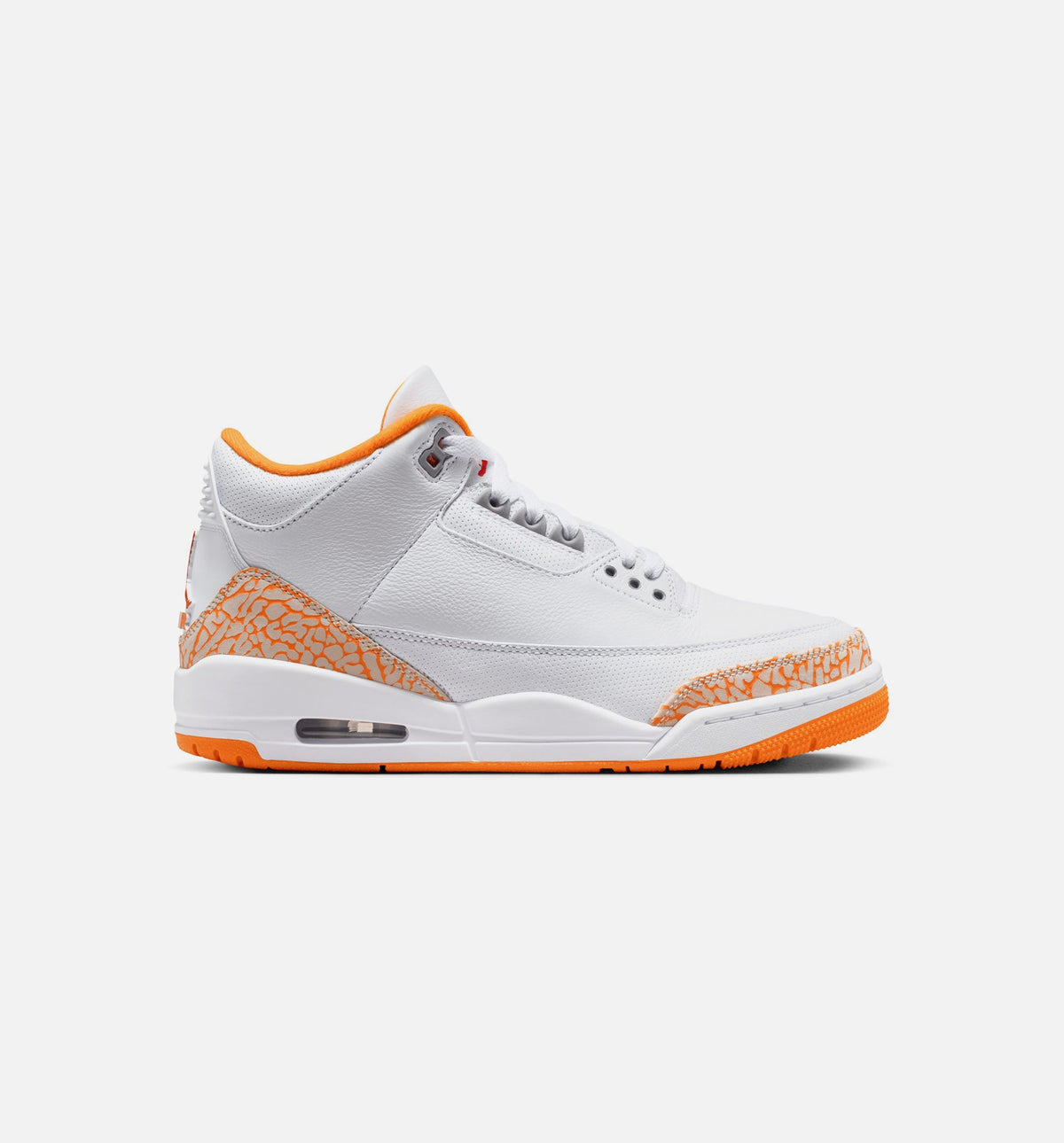 Air Jordan 3 Retro Orange Citrus – Women's Lifestyle Sneaker (White / Multicolor)