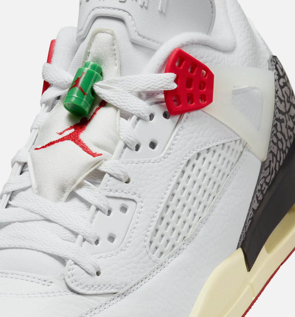 Spizike Low – Men's Lifestyle Sneaker (White / Black / Sail / Varsity Red)