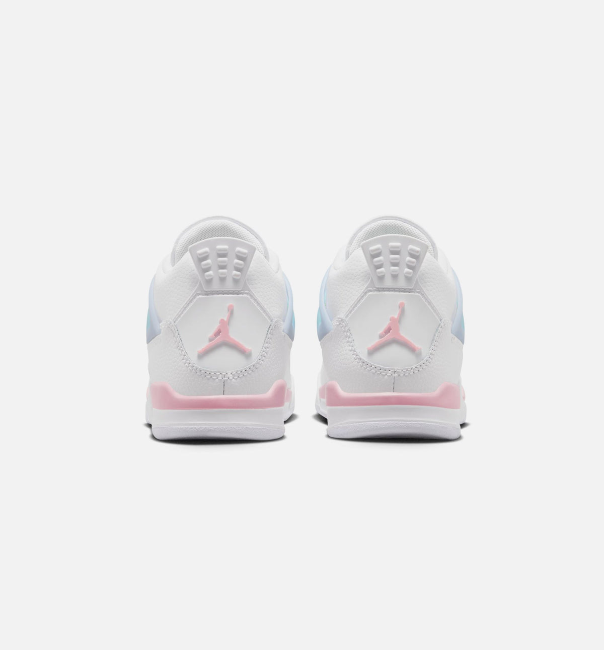 Air Jordan 4 Retro Medium Soft Pink – Preschool Lifestyle Sneaker (White / Medium Soft Pink / Half Blue)