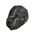 Y2K Rhinestone Butterfly Distressed Denim Newsboy Cap Streetwear Beret
