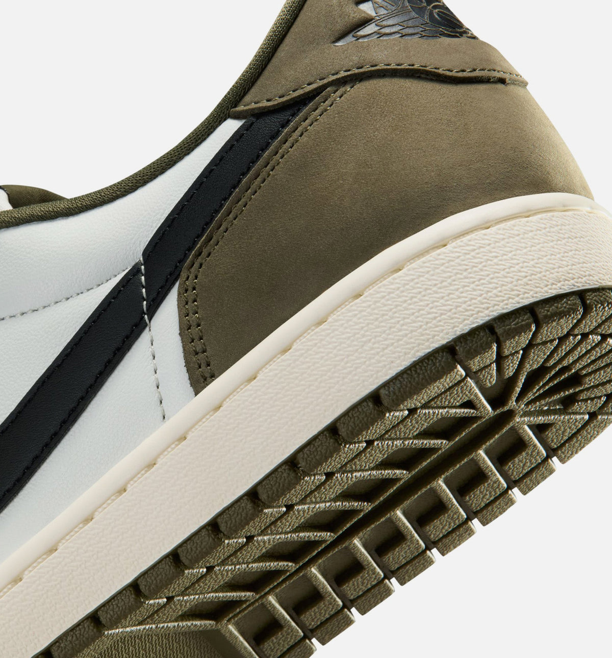 Air Jordan 1 Low OG – Men's Lifestyle Sneaker (Medium Olive / Summit White)