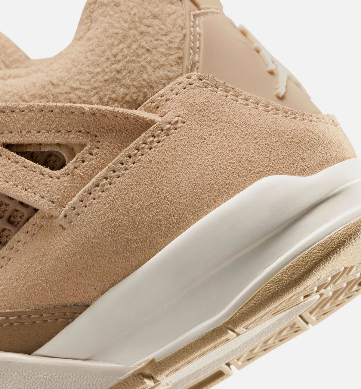 Air Jordan 4 Retro Cozy Girl – Preschool Lifestyle Sneaker (Hemp / Light Orewood Brown)