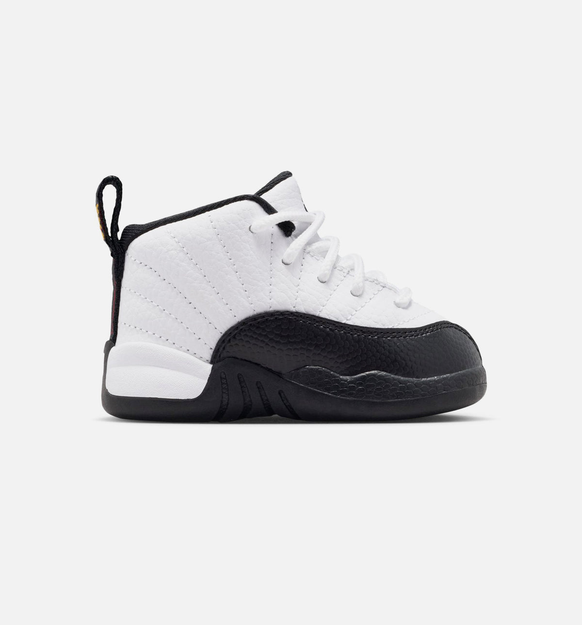 Air Jordan 12 Retro Taxi – Infant & Toddler Lifestyle Sneaker (White / Black / Taxi)