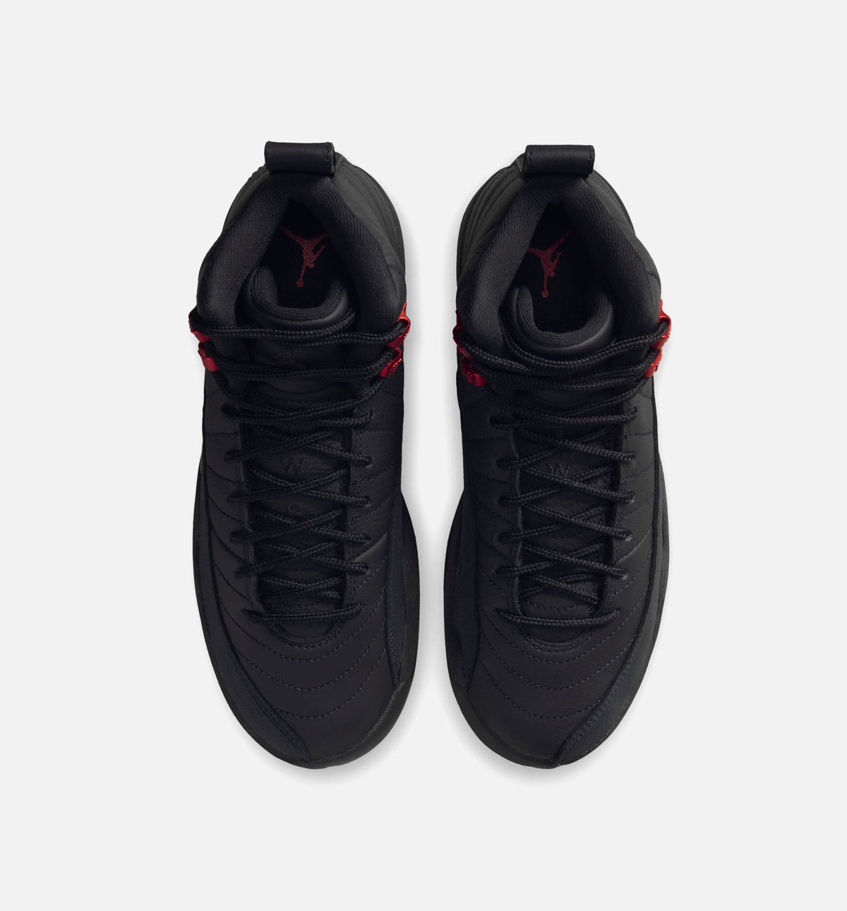 Air Jordan 12 Retro Bloodline – Grade School Lifestyle Sneaker (Black / Varsity Red)