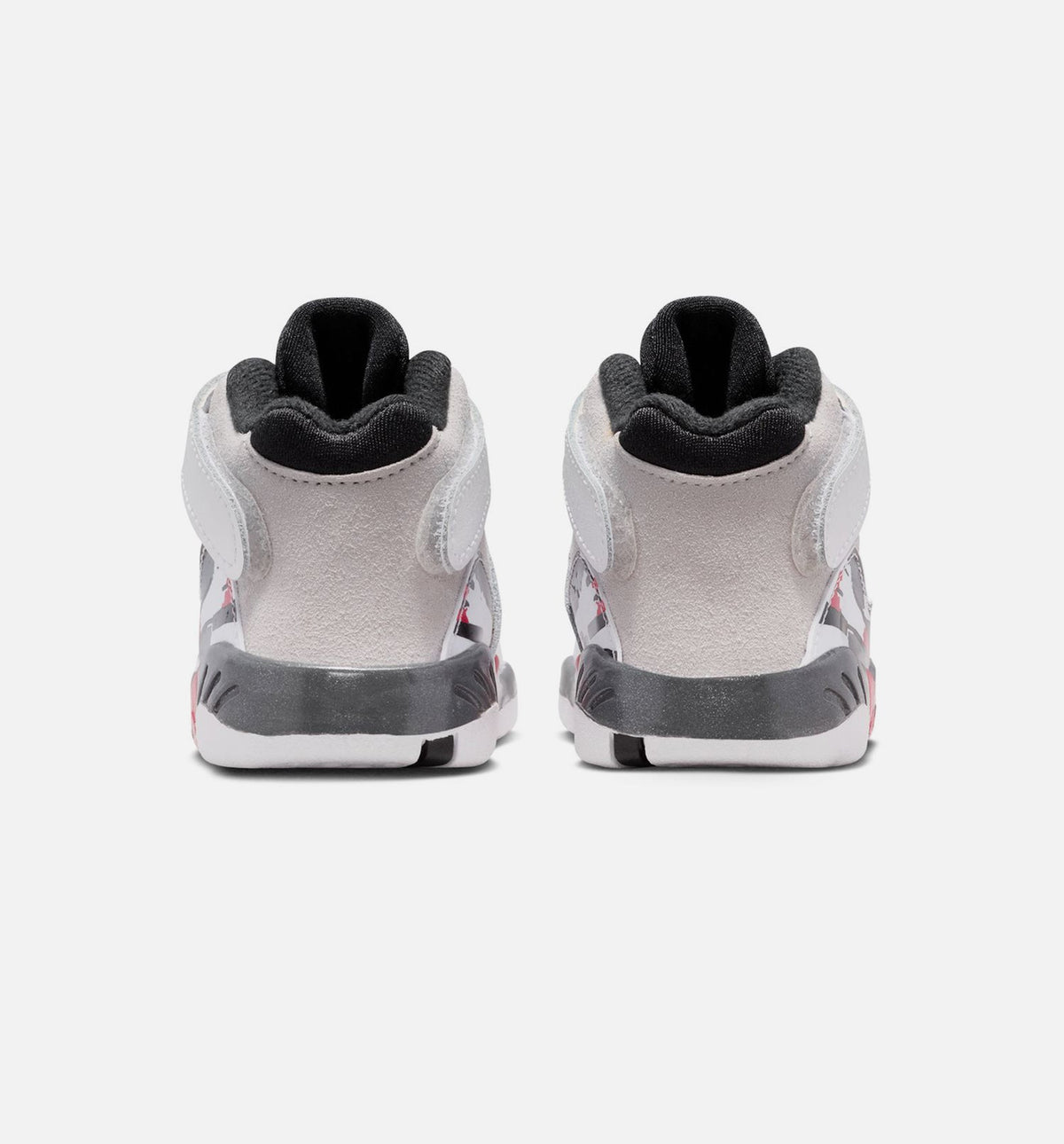 Air Jordan 8 Retro White and True Red – Infant & Toddler Lifestyle Sneaker (White / Black / True Red)