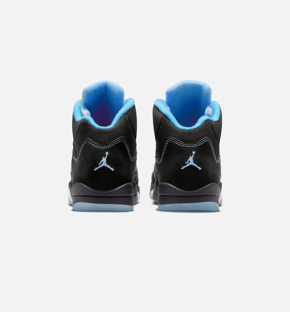 Air Jordan 5 Retro Black Carolina – Preschool Lifestyle Sneaker (Black / University Blue / White)