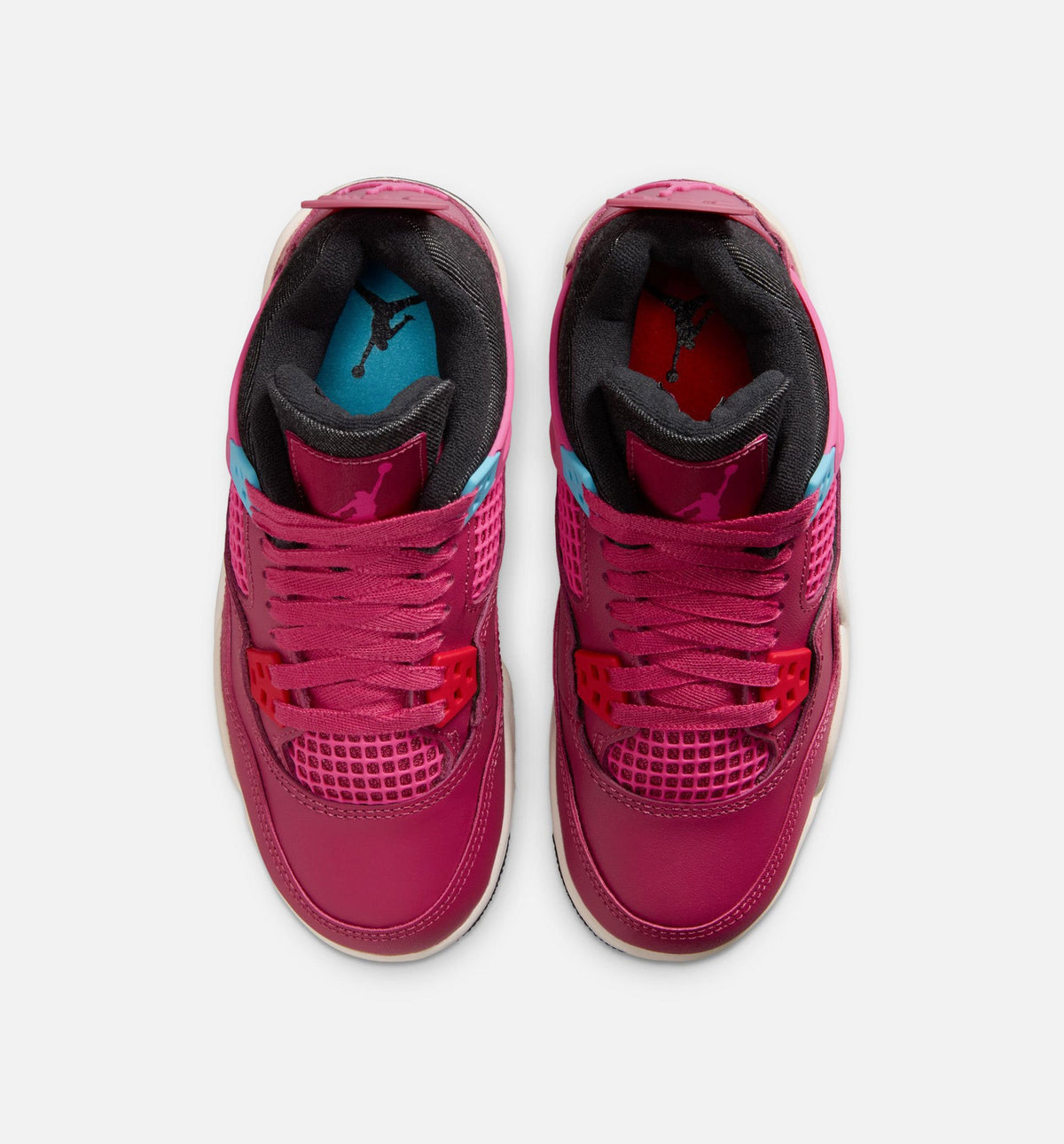 Air Jordan 4 Retro She’s a Star – Grade School Lifestyle Sneaker (Sweet Beet / Desert Pink / Off Noir / Chalk)