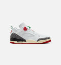 Spizike Low – Men's Lifestyle Sneaker (White / Black / Sail / Varsity Red)