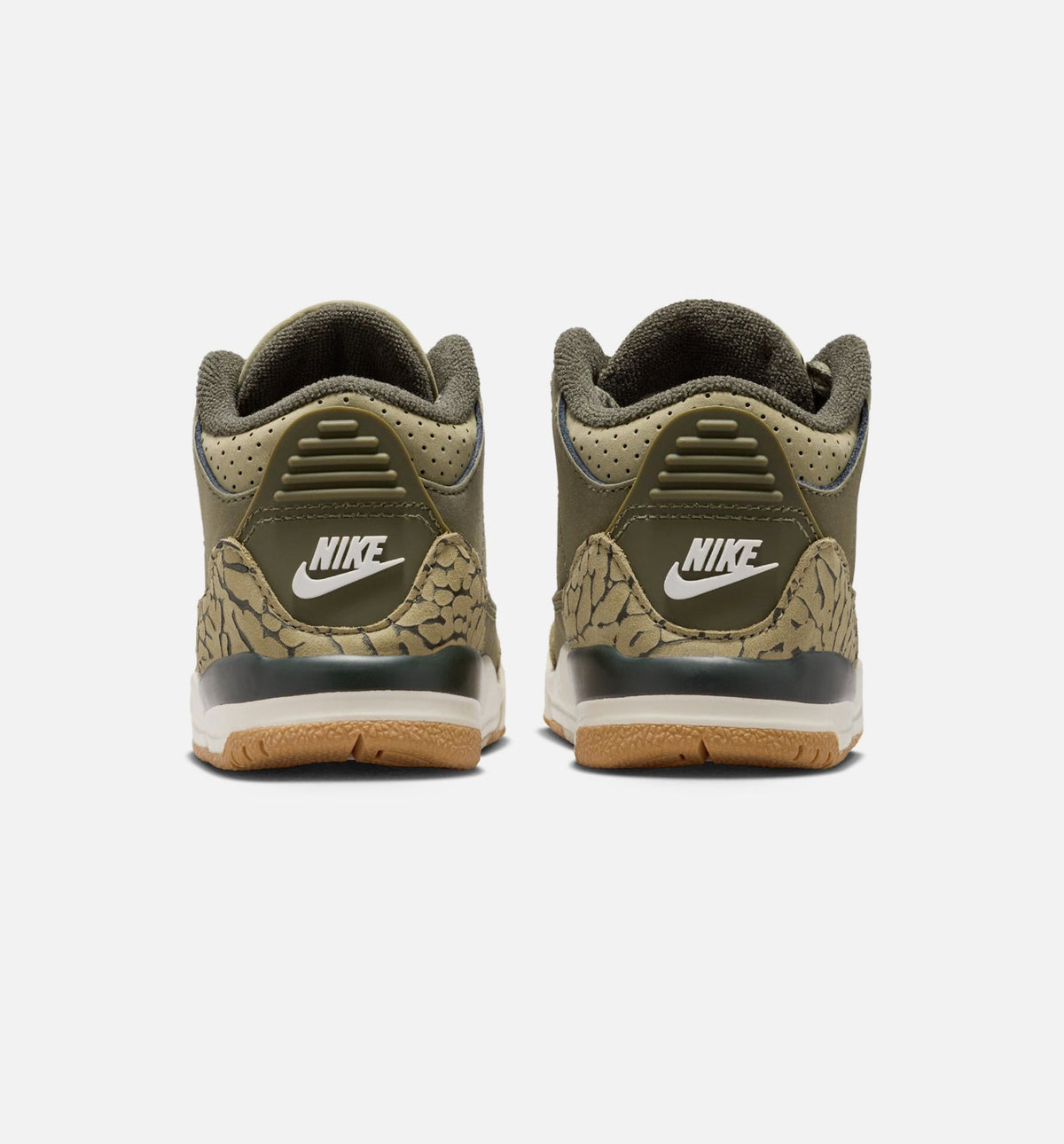 Air Jordan 3 Retro Medium Olive – Infant & Toddler Lifestyle Sneaker (Medium Olive / Sequoia / Neutral Olive / Sail)