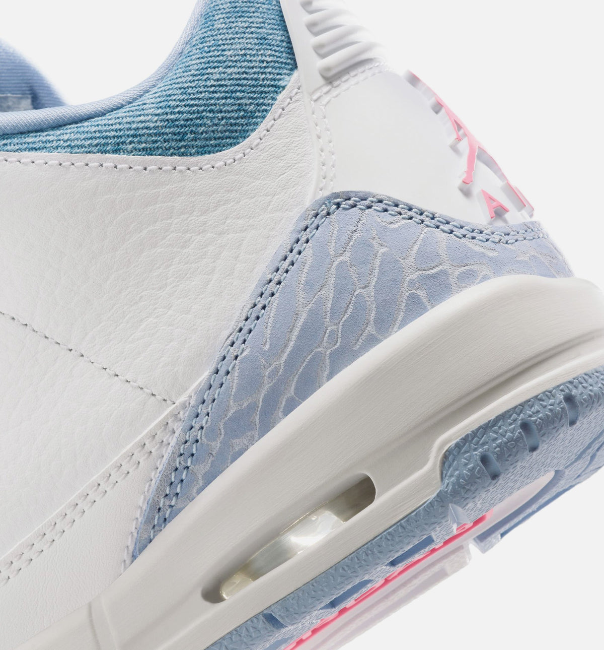 Air Jordan 3 Retro Cobalt Bliss – Grade School Lifestyle Sneaker (White / Cobalt Bliss / Football Grey)