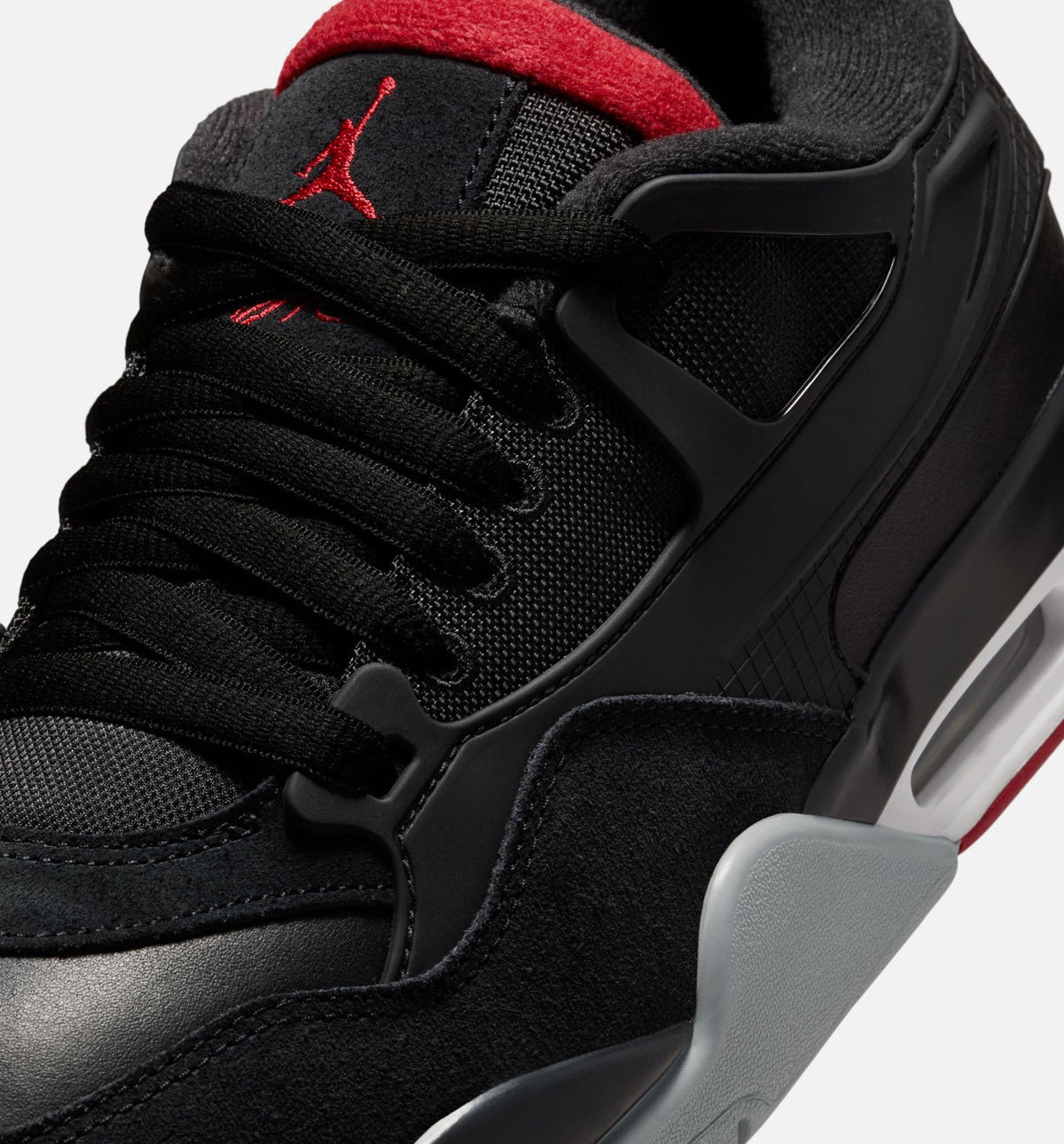 Air Jordan 4 RM – Men's Lifestyle Sneaker (Black / Wolf Grey / White / Varsity Red)