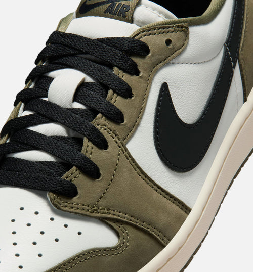 Air Jordan 1 Low OG – Men's Lifestyle Sneaker (Medium Olive / Summit White)