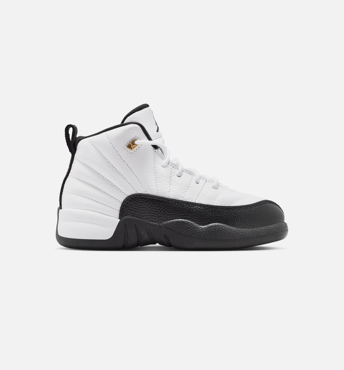 Air Jordan 12 Retro Taxi – Preschool Lifestyle Sneaker (White / Black / Taxi)