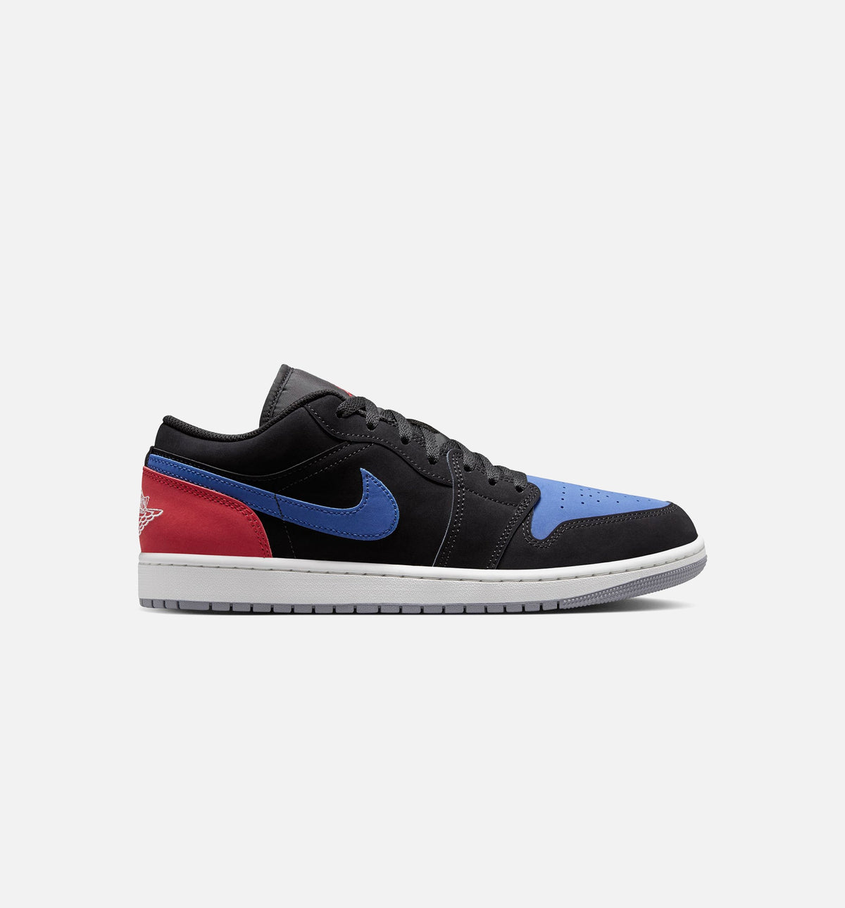 Air Jordan 1 Low – Men's Lifestyle Sneaker (Black / True Blue / Varsity Red)