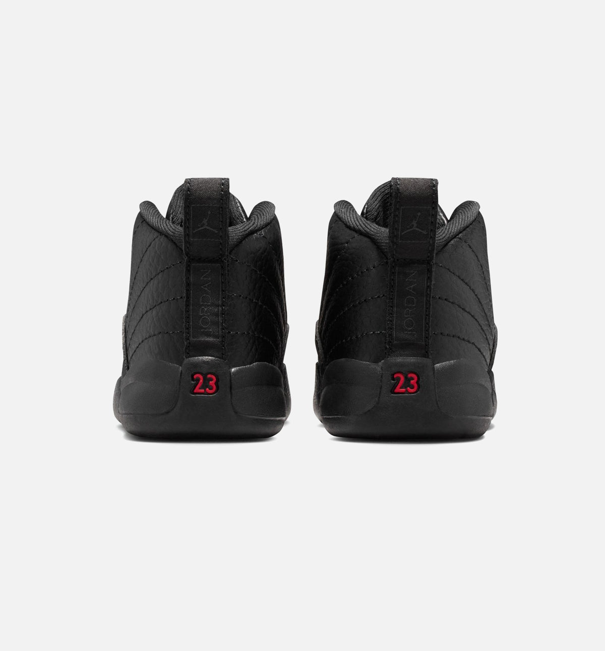 Air Jordan 12 Retro Bloodline – Infant & Toddler Lifestyle Sneaker (Black / Varsity Red)