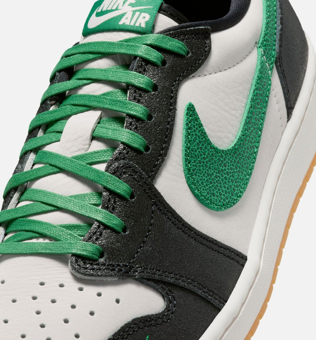 Air Jordan 1 Retro Low OG – Men's Lifestyle Sneaker (Phantom / Pine Green / Black)