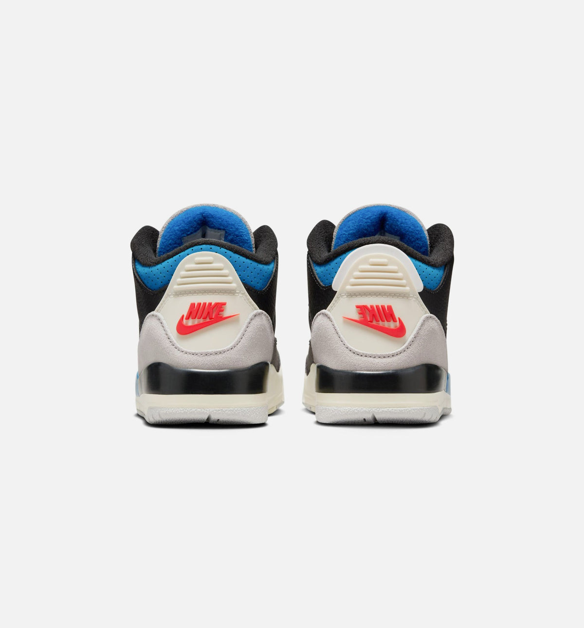 Air Jordan 3 Retro OG Rare Air – Preschool Lifestyle Sneaker (Black / Chile Red / Neutral Grey)