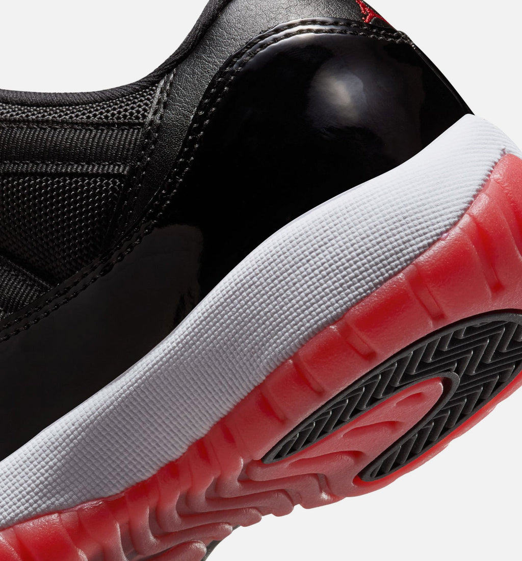 Air Jordan 11 Retro Bred – Grade School Lifestyle Sneaker (Black / Varsity Red / White)