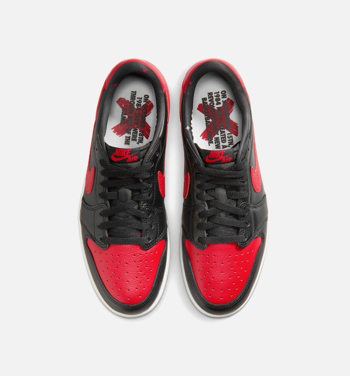 Air Jordan 1 Retro Low OG Banned – Men's Lifestyle Sneaker (Black / Varsity Red)