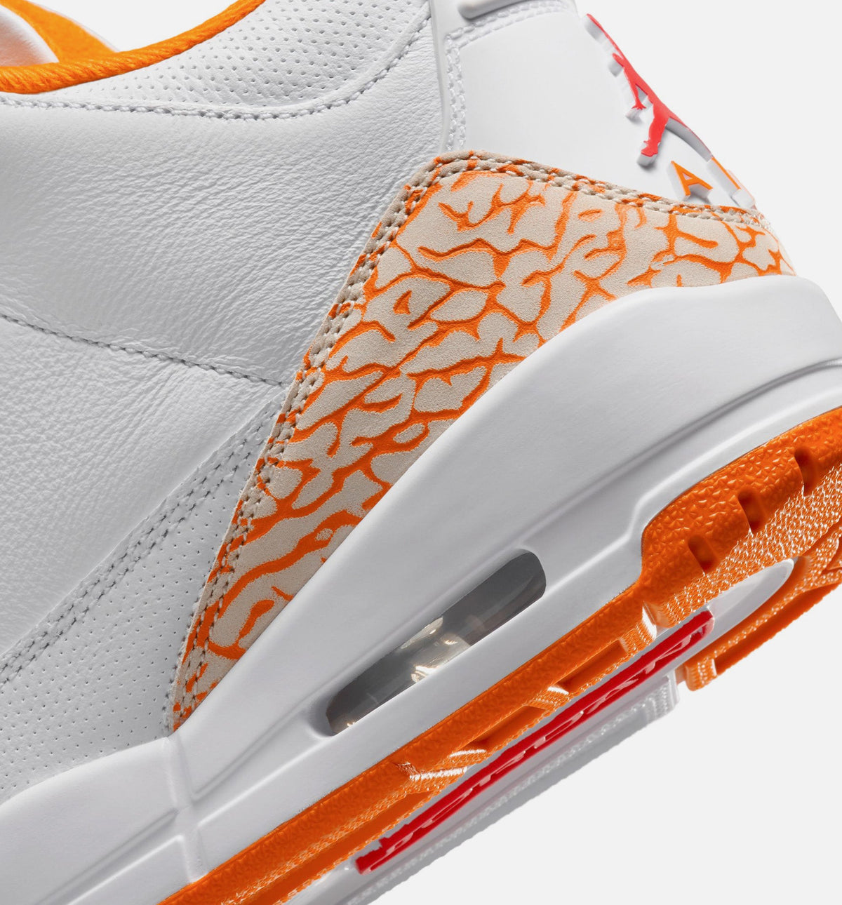 Air Jordan 3 Retro Orange Citrus – Women's Lifestyle Sneaker (White / Multicolor)
