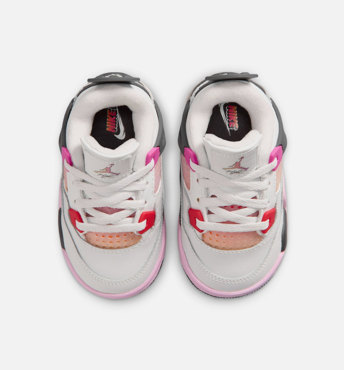 Air Jordan 4 Retro Comic – Infant & Toddler Lifestyle Sneaker (Off White / Fire Pink / Anthracite)