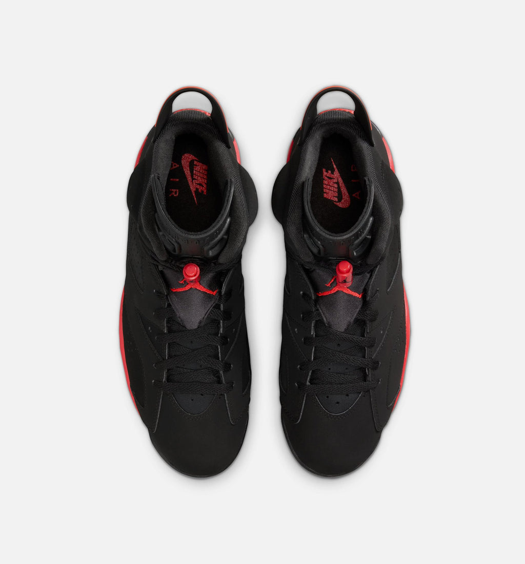 Air Jordan 6 Retro Infrared Salesman – Men's Lifestyle Sneaker (Black / Light Crimson)