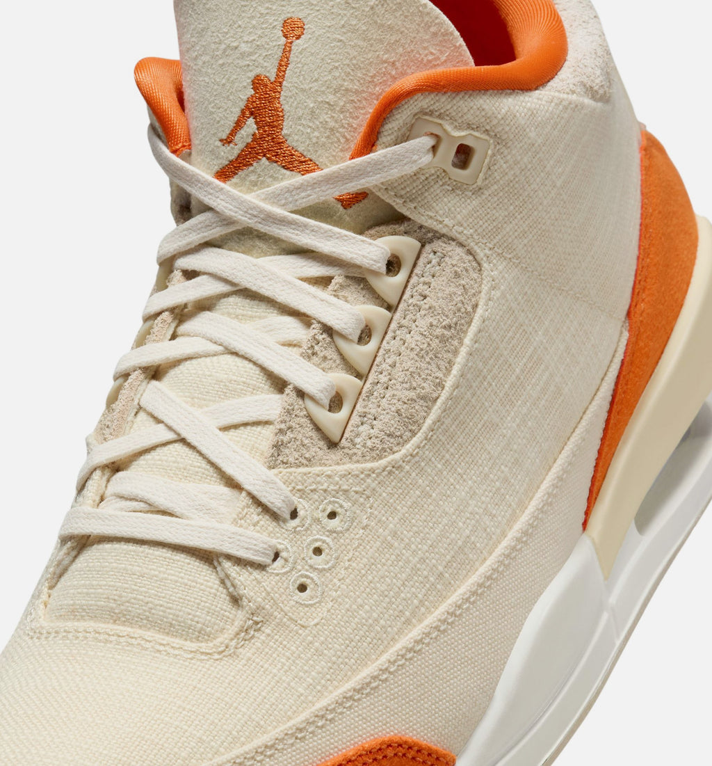 Air Jordan 3 Retro Starfish – Women's Lifestyle Sneaker (Fossil / Starfish / Sail)