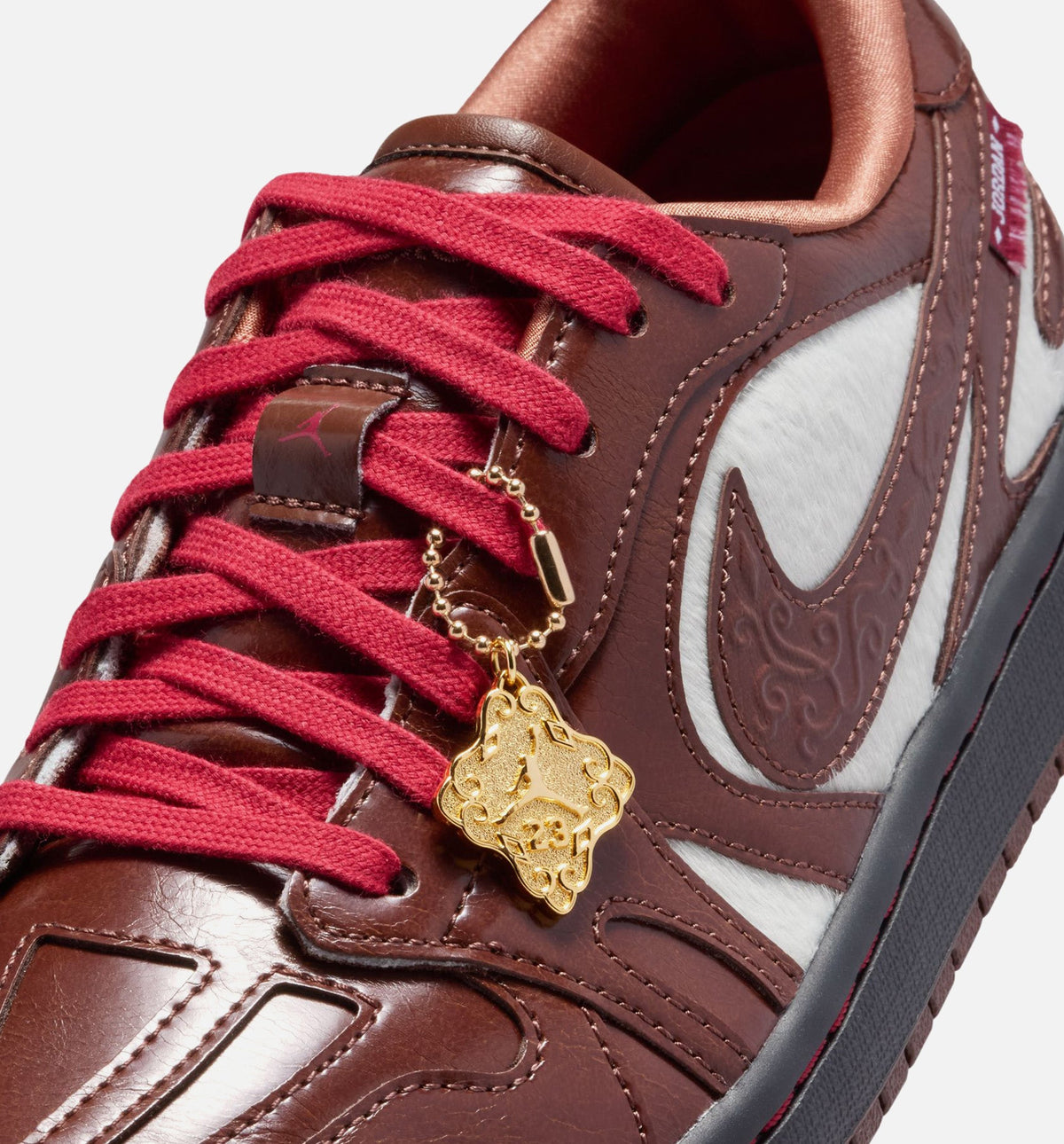 Air Jordan 1 Low Lunar New Year – Women's Lifestyle Sneaker (Light Chocolate)