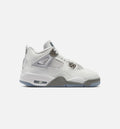 Air Jordan 4 Retro Blue Chill – Grade School Lifestyle Sneaker (Photon Dust / Blue Chill / Flat Pewter / Blue Tint)