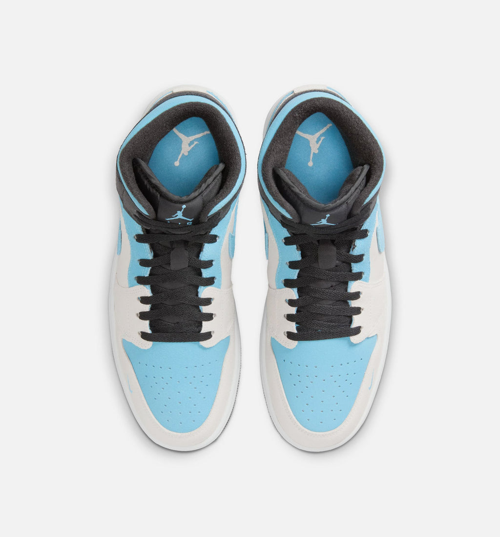 Air Jordan 1 Mid SE – Men's Lifestyle Sneaker (Summit White / Blue Chill / Black)
