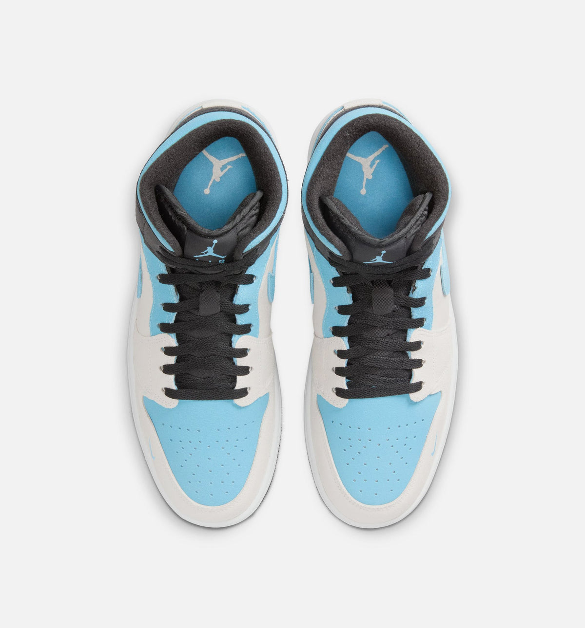 Air Jordan 1 Mid SE – Men's Lifestyle Sneaker (Summit White / Blue Chill / Black)