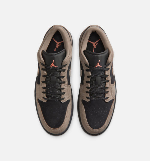 Air Jordan 1 Low SE – Men's Lifestyle Sneaker (Black / Olive Grey / Light Wild Mango)
