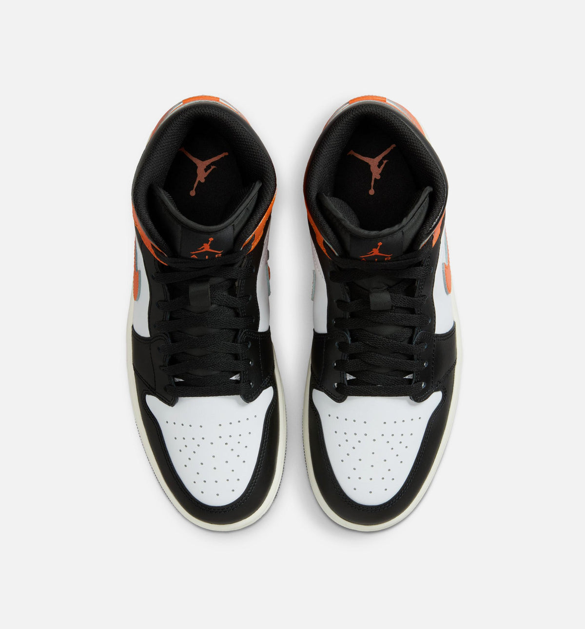 Air Jordan 1 Mid – Men's Lifestyle Sneaker (Starfish / White / Sail / Black)