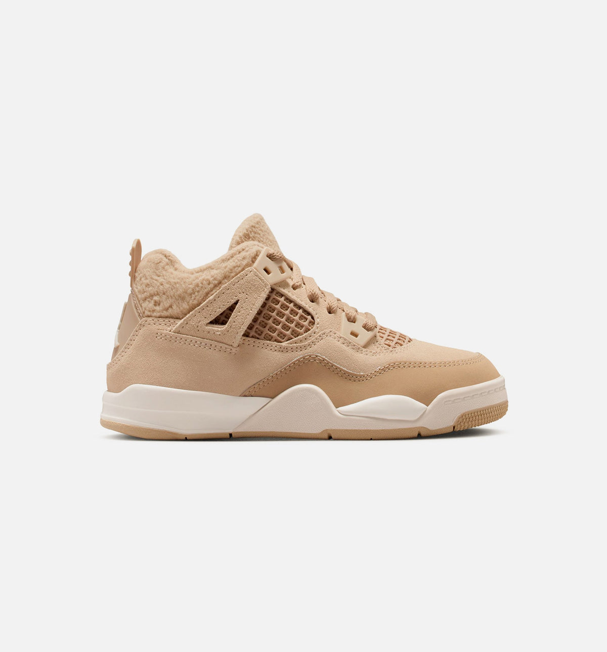 Air Jordan 4 Retro Cozy Girl – Preschool Lifestyle Sneaker (Hemp / Light Orewood Brown)