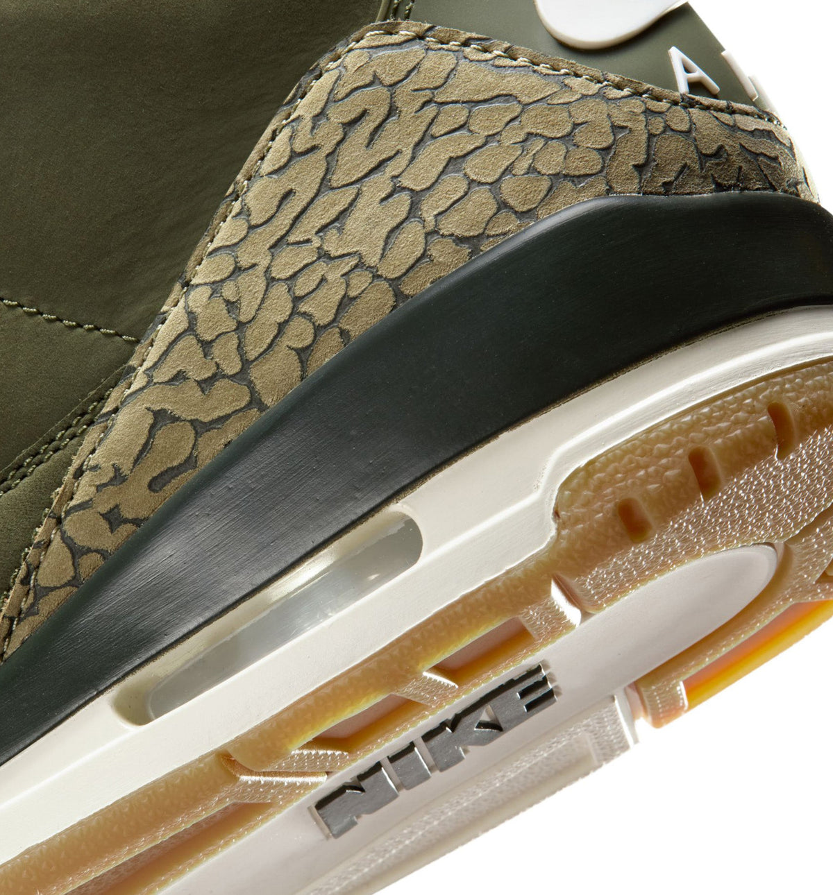 Air Jordan 3 Retro Medium Olive – Men's Lifestyle Sneaker (Medium Olive / Sequoia / Neutral Olive / Total Crimson)