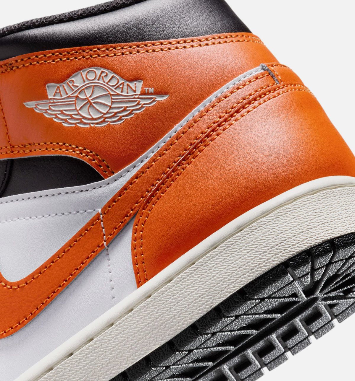 Air Jordan 1 Mid – Men's Lifestyle Sneaker (Starfish / White / Sail / Black)