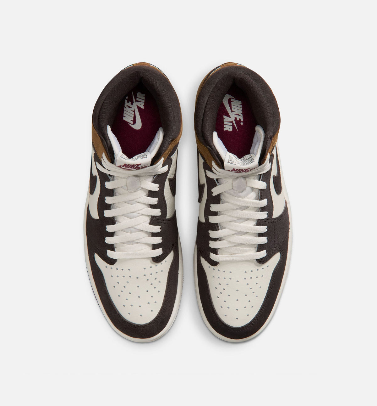 Air Jordan 1 Retro High OG Love Letter – Men's Lifestyle Sneaker (Shadow Brown / Team Red)