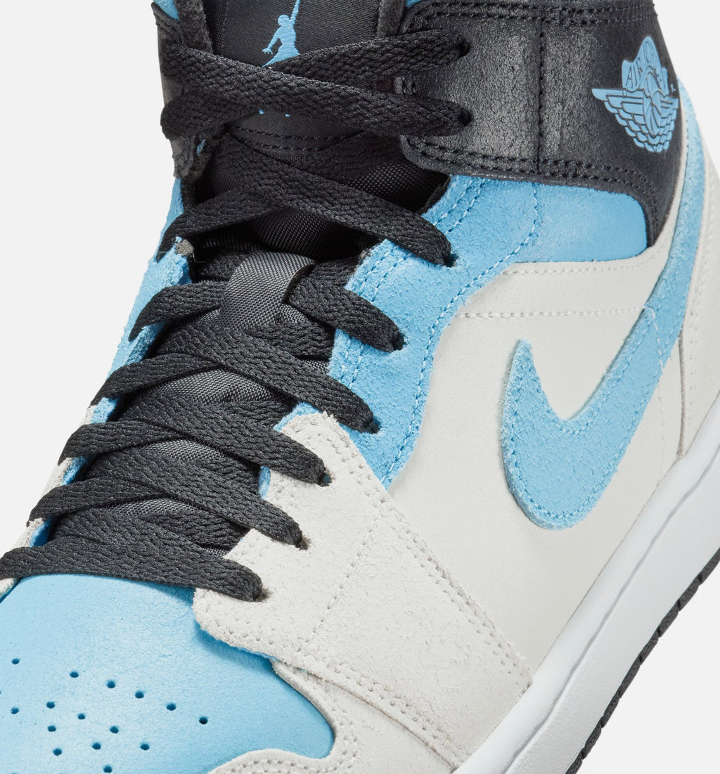 Air Jordan 1 Mid SE – Men's Lifestyle Sneaker (Summit White / Blue Chill / Black)