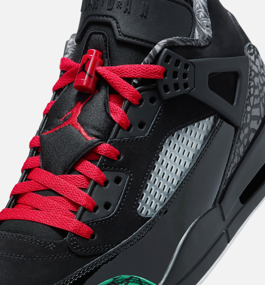 Spizike Low – Men's Lifestyle Sneaker (Black / Classic Green / White / Varsity Red)