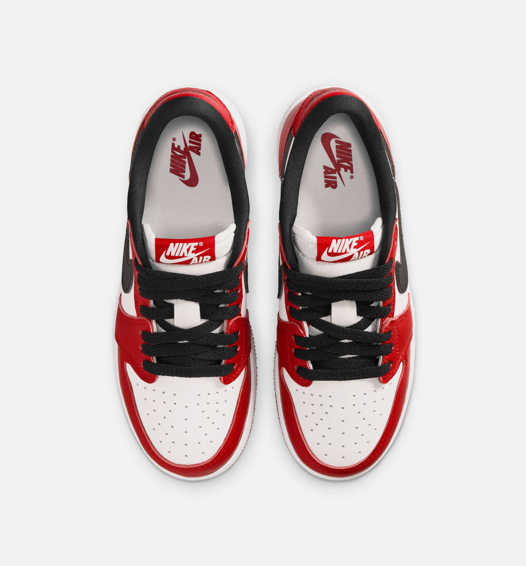 Air Jordan 1 Retro Low OG Chicago – Grade School Lifestyle Sneaker (Varsity Red / Black / Summit White)