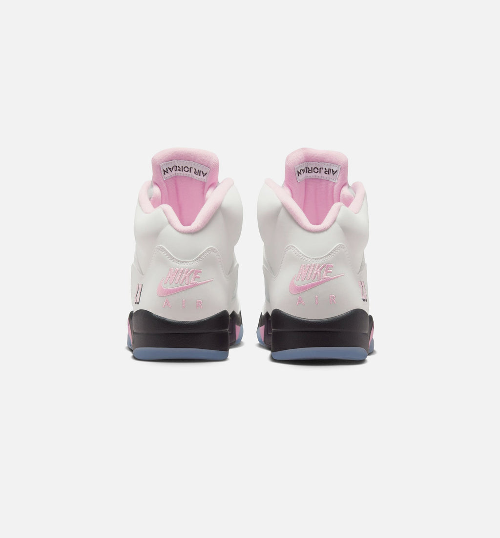 Air Jordan 5 Retro Medium Soft Pink – Men's Lifestyle Sneaker (White / Soft Pink / Black)