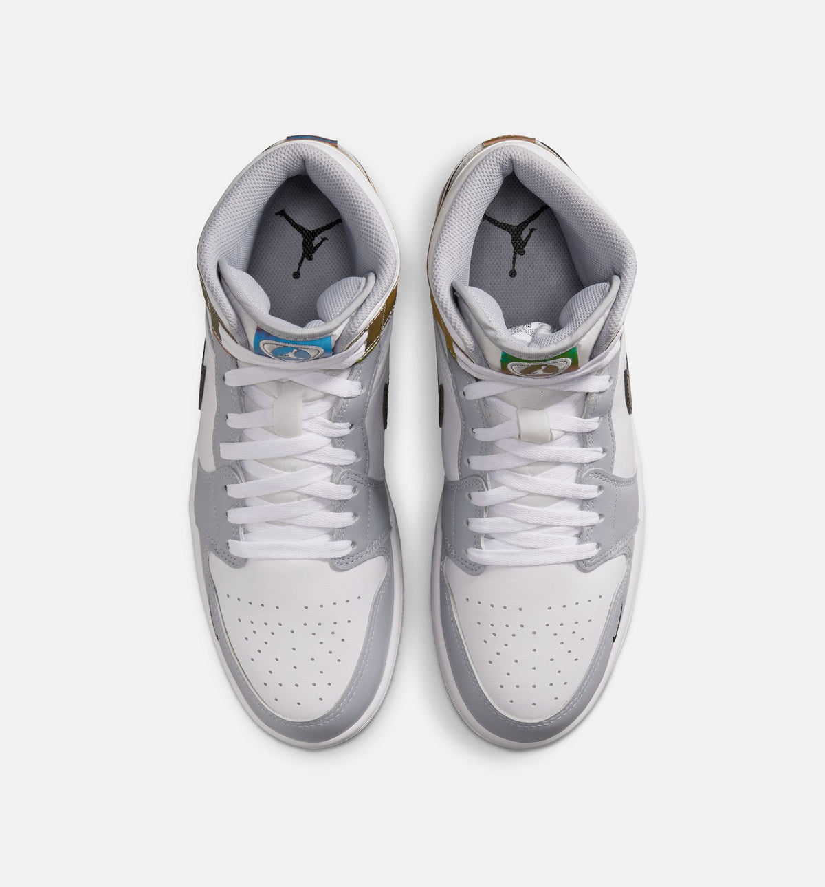 Air Jordan 1 Mid SE – Men's Lifestyle Sneaker (Black / White / Wolf Grey)