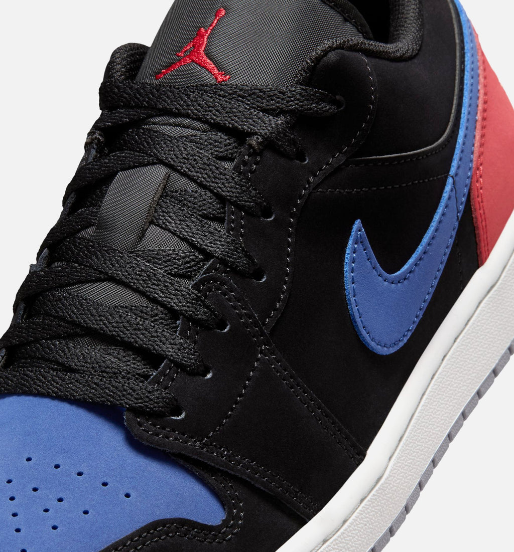 Air Jordan 1 Low – Men's Lifestyle Sneaker (Black / True Blue / Varsity Red)
