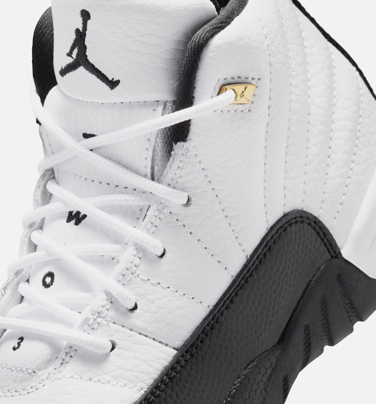 Air Jordan 12 Retro Taxi – Preschool Lifestyle Sneaker (White / Black / Taxi)